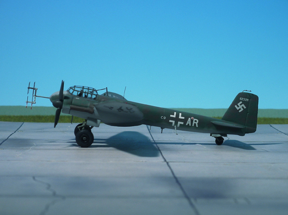 Junkers Ju 88G-6c, 7./NJG5 (Italeri, Parts from Hasegawa) | ModelPlanes.de
